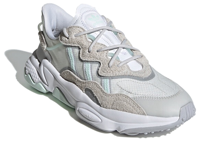 Lookbook adidas originals Ozweego 減震防滑 低筒 運動休閒鞋 女款 灰白綠