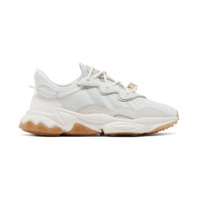 (W) adidas Ozweego 'White Linen Green Gum'