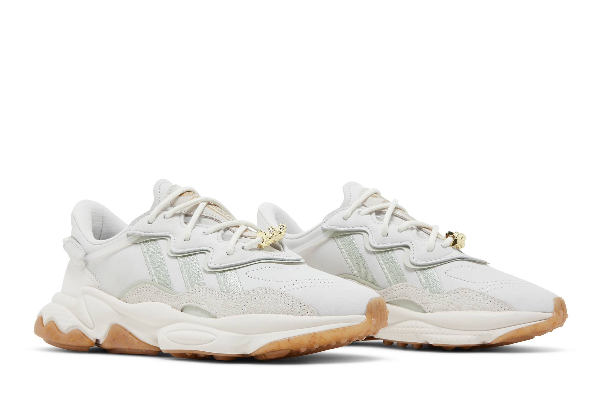 Cheap (W) adidas Ozweego 'Putih Linen Hijau Gum' HQ6958