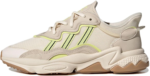 adidas Originals Ozweego 防滑耐磨 低幫 生活休閒鞋 女款 米黃 Buy adidas Originals Ozweego 防滑耐磨 低幫 生活休閒鞋 女款 米黃