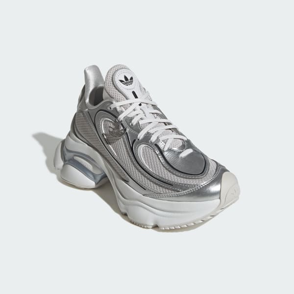 Purchase (W) Adidas Ozweego Beigenuz Silver Metallic/Abu-Abu/Putih Crystal KI0557