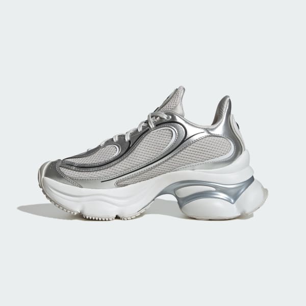 Sizing (W) Adidas Ozweego Beigenuz Silver Metallic/Abu-Abu/Putih Crystal KI0557