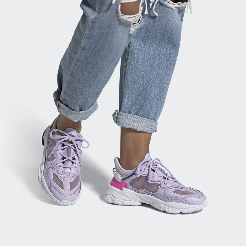 Sizing (W) adidas Ozweego Lite 'Ungu Muda Screaming Pink' G55648