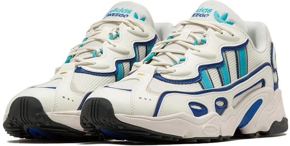 (W) adidas Ozweego OG 'Blanco Roto Royal Cyan' IE6999 Lookbook (W) adidas Ozweego OG 'Blanco Roto Royal Cyan' IE6999