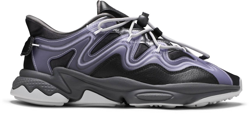 Women adidas Ozweego Plus Black Dust Purple G55588 G55588