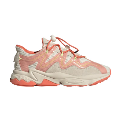 (W) adidas Ozweego Plus 'Cream Semi Coral'