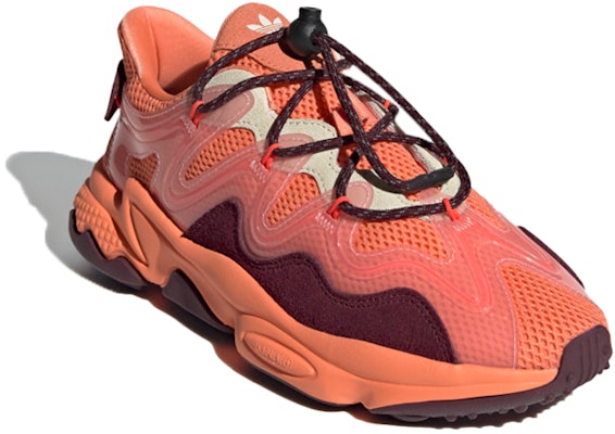 (W) adidas Ozweego Plus 'Semi Coral' Wanita Lelaki Sneakers H01567 Lookbook (W) adidas Ozweego Plus 'Semi Coral' Wanita Lelaki Sneakers H01567
