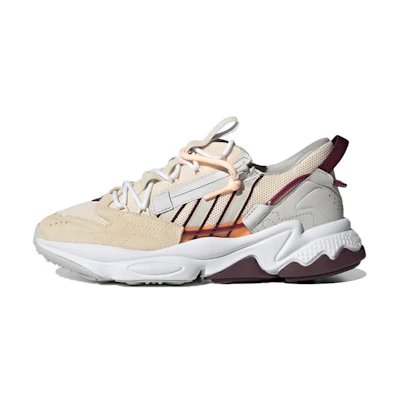 (W) adidas Ozweego Zip 'Ecru Tint Maroon'
