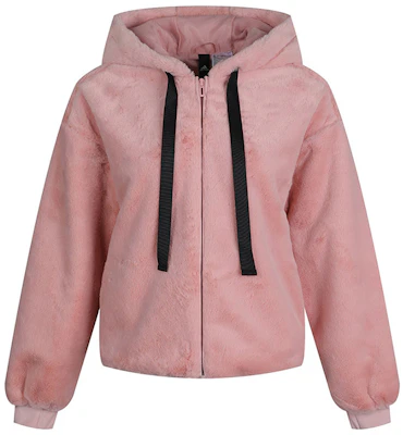 (W) adidas 粉色防風連帽抓絨外套 GM1469 Buy (W) adidas 粉色防風連帽抓絨外套 GM1469