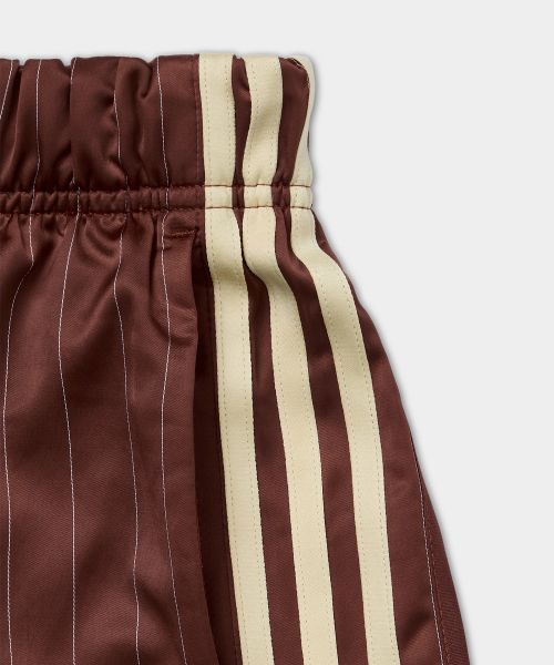 Details for (Women) adidas Pinstripe Satin Short Pants - Brown KC4236