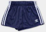Buy (Women) adidas Pinstripe Satin Short Pants - Dark Blue KC4235