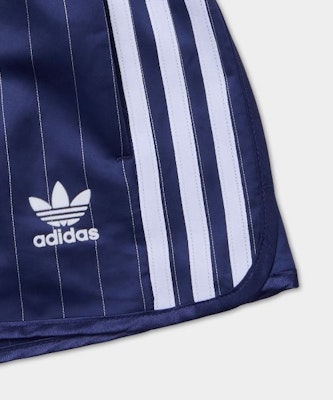 (Women) adidas Pinstripe Satin Short Pants - Dark Blue KC4235 Shop (Women) adidas Pinstripe Satin Short Pants - Dark Blue KC4235