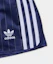 Shop (Women) adidas Pinstripe Satin Short Pants - Dark Blue KC4235