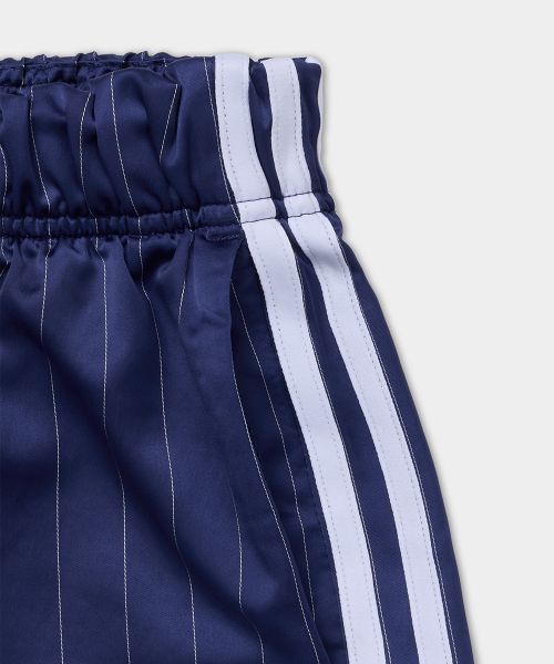 Details for (Women) adidas Pinstripe Satin Short Pants - Dark Blue KC4235