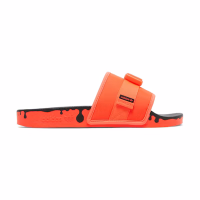 (W) adidas Pouchylette Slides 'Paint Drip - Solar Red'