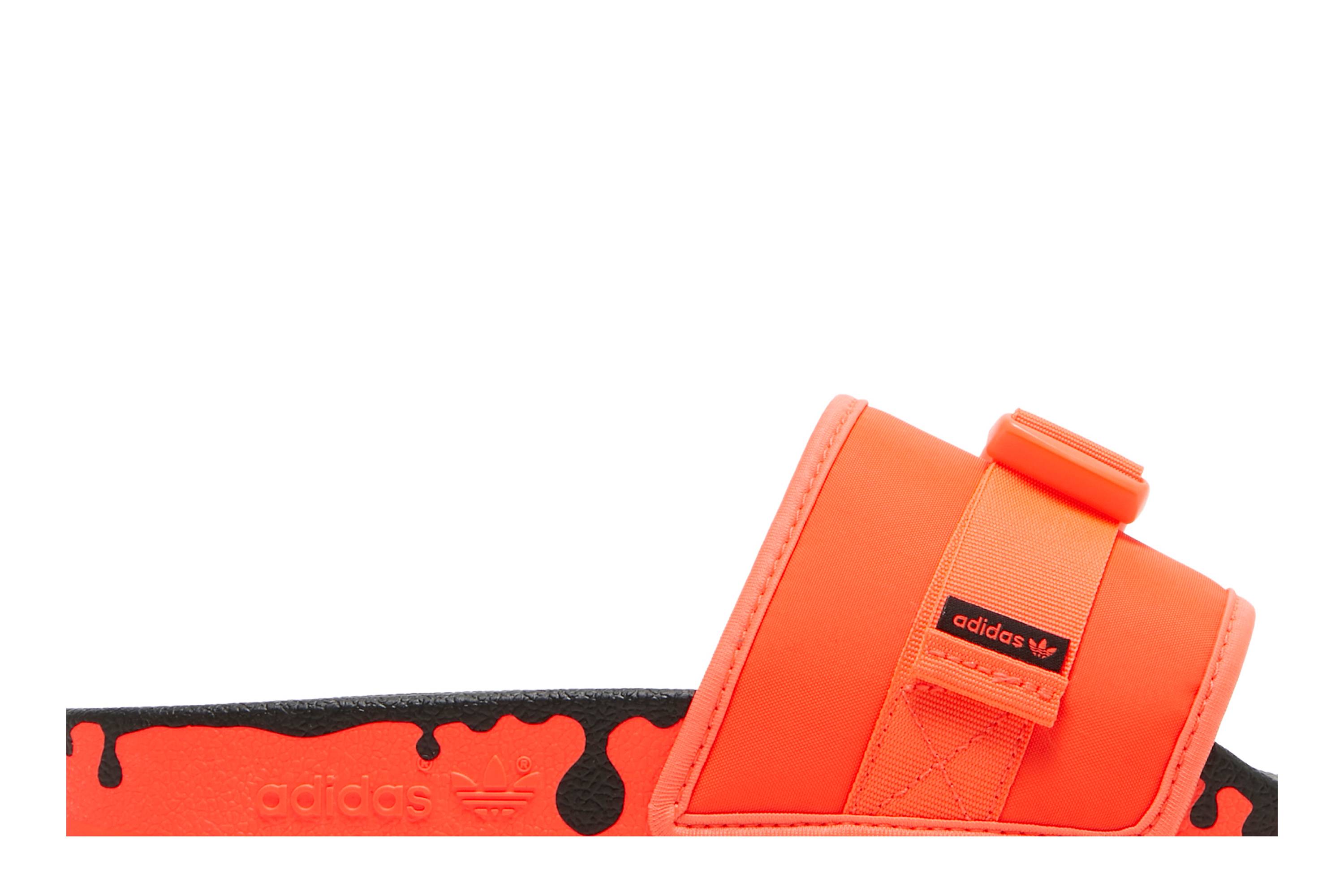 Order (W) 阿迪达斯 Pouchylette 幻彩拖鞋 '泼墨 - 炽红' GY1009