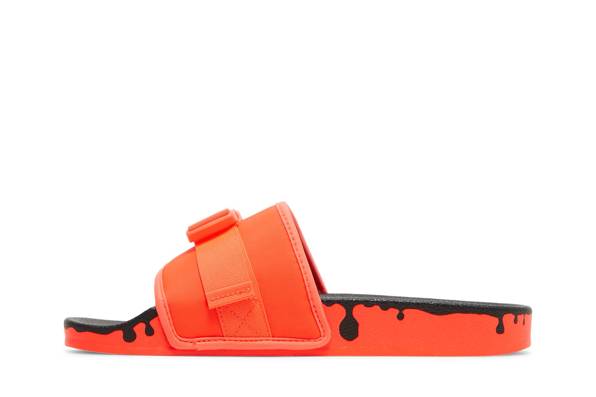 Lookbook (W) 阿迪达斯 Pouchylette 幻彩拖鞋 '泼墨 - 炽红' GY1009