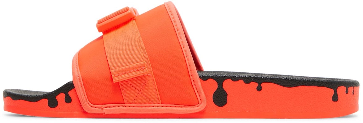 (女性)adidas Pouchylette 拖鞋 'Paint Drip - Solar Red' GY1009 Lookbook (女性)adidas Pouchylette 拖鞋 'Paint Drip - Solar Red' GY1009