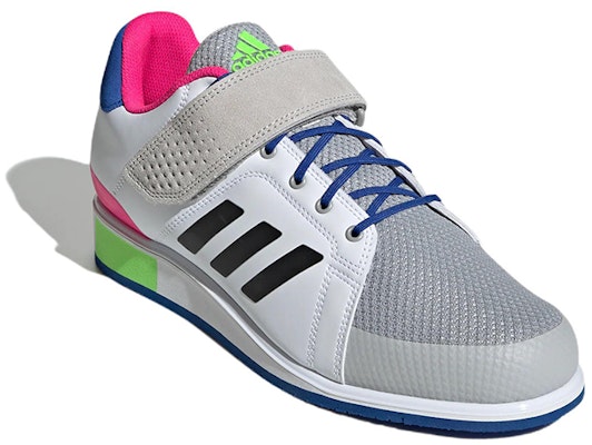(Women) adidas Power Perfect 3 'White Gray Blue' GZ1476 Lookbook (Women) adidas Power Perfect 3 'White Gray Blue' GZ1476