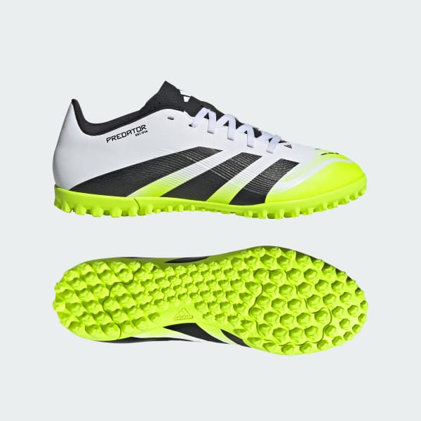 Adidas Predator Club TF Soccer Shoes Cloud White/Core Black/Lucid Lemon