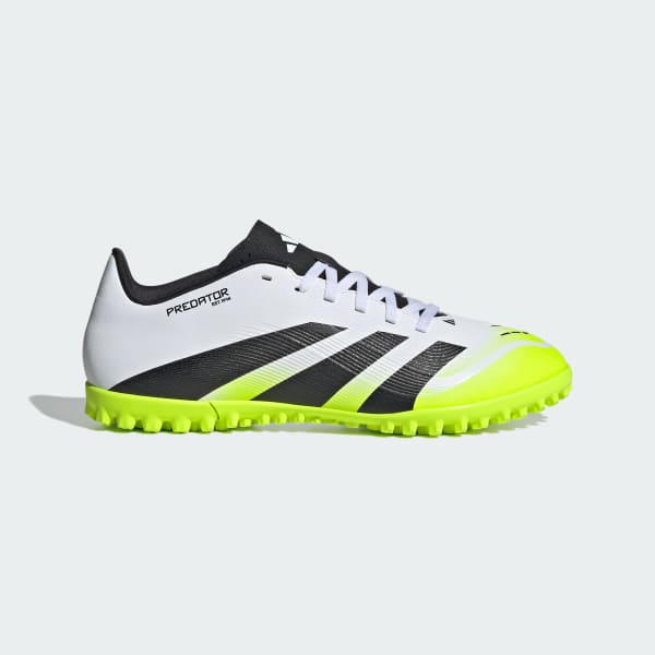 Adidas Predator Club TF Soccer Shoes Cloud White/Core Black/Lucid Lemon 圖 2