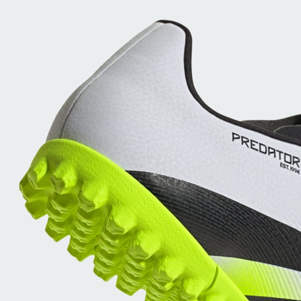 Adidas Predator Club TF Soccer Shoes Cloud White/Core Black/Lucid Lemon 圖 9