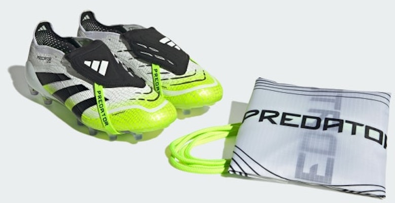 Adidas Predator Elite Lengüeta Plegable AG Blanco/Negro/Limón Lúcido JS0945 1