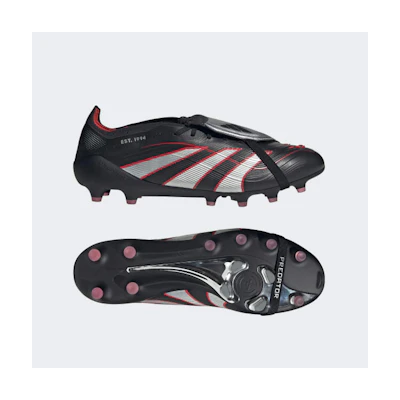 Adidas Predator Elite FT AG Soccer Boots BSR Core Black/Silver Metallic/Vivid Red