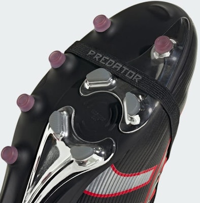 Adidas Predator Elite FT AG Soccer Boots BSR Core Black/Silver Metallic/Vivid Red HQ2275 1