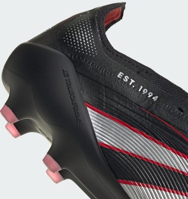 Adidas Predator Elite FT AG Soccer Boots BSR Core Black/Silver Metallic/Vivid Red HQ2275 2