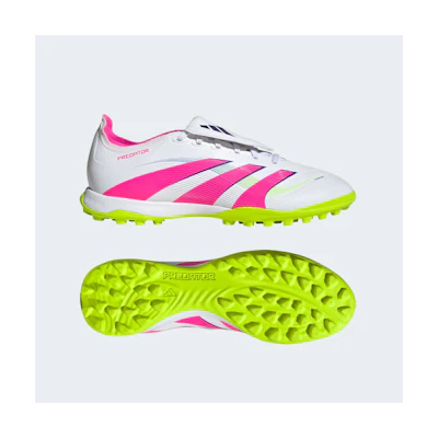 Adidas Predator League Foldover Tongue TF Cloud White/Lucid Pink/Lucid Lemon