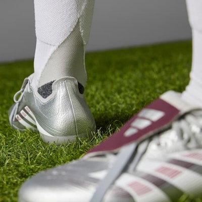 Adidas Predator League JB Foldover Tongue FG/MG Silver Metallic/Legacy Burgundy/Maroon JQ2688 2