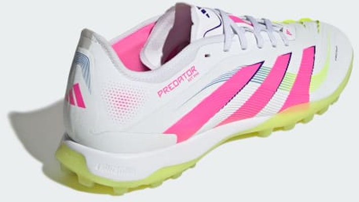 (Women) Adidas Predator Pro TF Soccer Shoes Cloud White/Lucid Pink/Lucid Lemon JH6468 Details for (Women) Adidas Predator Pro TF Soccer Shoes Cloud White/Lucid Pink/Lucid Lemon JH6468