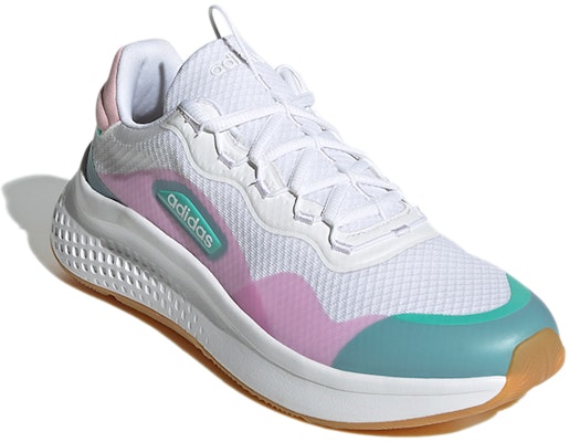 (W) adidas Primrose Sleek 'Blanco Rosa Suave' FZ1937 Lookbook (W) adidas Primrose Sleek 'Blanco Rosa Suave' FZ1937
