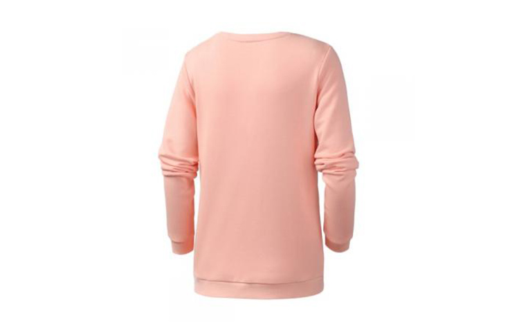 (Women) adidas Pullover Crewneck Sweatshirt Light Pink/White EI4696