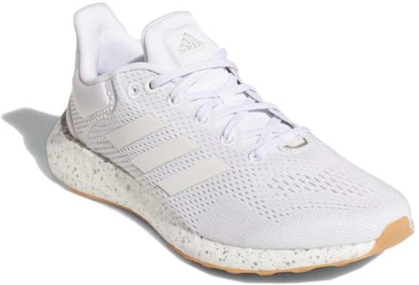 (Women) adidas PureBoost 21 'White Gum' GZ3152 Lookbook (Women) adidas PureBoost 21 'White Gum' GZ3152