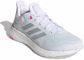 Lookbook adidas Pure Boost 21 低筒 跑步鞋 女款 白銀