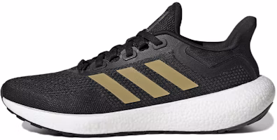 (Women) adidas PureBoost 22 'Black Gold Metallic' GW0907 (Women) adidas PureBoost 22 'Black Gold Metallic' GW0907