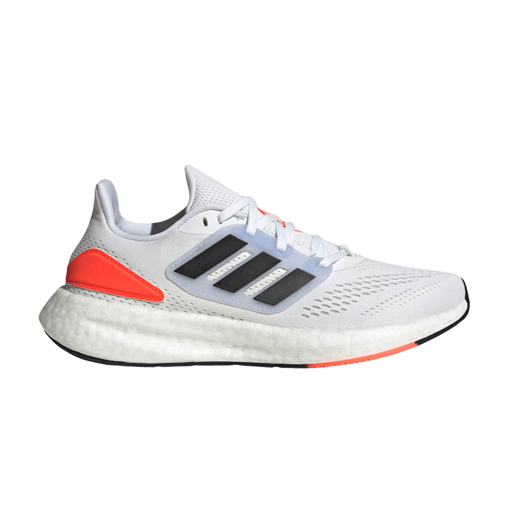 (Women) adidas PureBoost 22 'Crystal White Orange' HQ8582