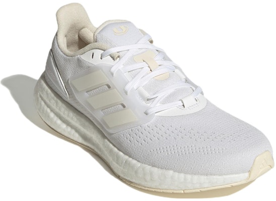 (Women) adidas PureBoost 22 'White Ecru Tint' HQ7210 Lookbook (Women) adidas PureBoost 22 'White Ecru Tint' HQ7210
