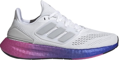 (Women) adidas PureBoost 22 'White Lucid Fuchsia' HQ8576 (Women) adidas PureBoost 22 'White Lucid Fuchsia' HQ8576