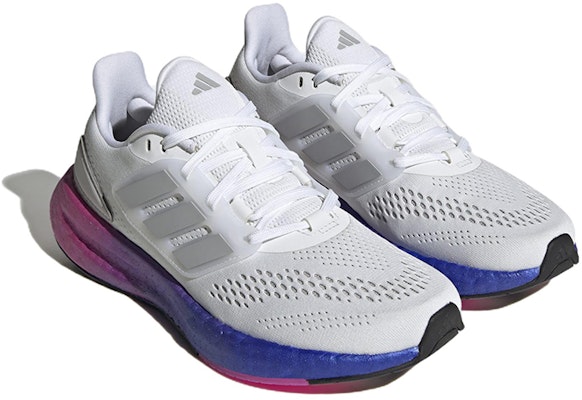 (Women) adidas PureBoost 22 'White Lucid Fuchsia' HQ8576 Lookbook (Women) adidas PureBoost 22 'White Lucid Fuchsia' HQ8576