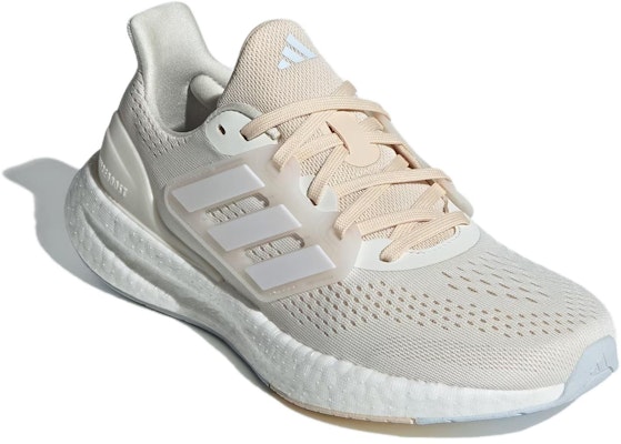 (W) adidas PureBoost 23 'Ivory Zero Metallic' Lelaki Wanita Kasut Sukan IF1535 Lookbook (W) adidas PureBoost 23 'Ivory Zero Metallic' Lelaki Wanita Kasut Sukan IF1535
