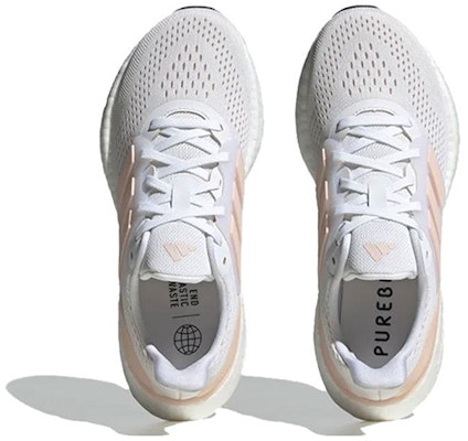 (Women) adidas PureBoost 23 'White Wonder Quartz' IF2392 Shop (Women) adidas PureBoost 23 'White Wonder Quartz' IF2392