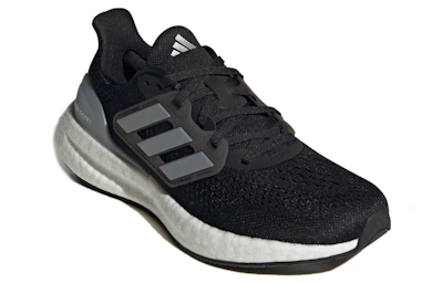 (Women) adidas PureBoost 23 Wide 'Black Silver Metallic' IF8063