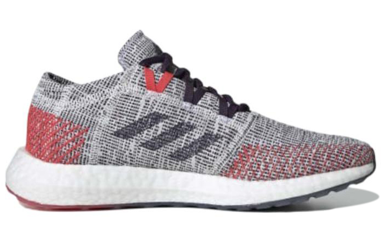 (W) adidas PureBoost Go 'White Legend Purple Shock Red' 圖 2