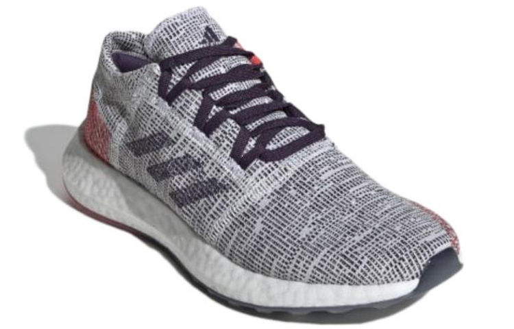 (W) adidas PureBoost Go 'White Legend Purple Shock Red' 圖 3