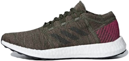 (Women) adidas PureBoost Go 'Base Green Maroon' B75668 (Women) adidas PureBoost Go 'Base Green Maroon' B75668