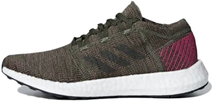 (Women) adidas PureBoost Go 'Base Green Maroon' B75668 (Women) adidas PureBoost Go 'Base Green Maroon' B75668