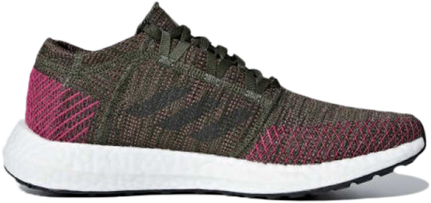 (Women) adidas PureBoost Go 'Base Green Maroon' B75668 Order (Women) adidas PureBoost Go 'Base Green Maroon' B75668